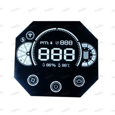 5 Haneli 7 Segment Lcd Ekran, Araba Hız Göstergesi İçin VA Renkli Lcd Ekran