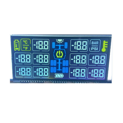 Özel Boyutlu Panel Pozitif Dijital Lcd Ekran, 6 Haneli 7 Segment Lcd Ekran
