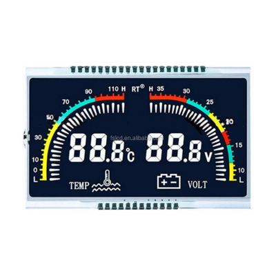 Şeffaf 7 Segment Lcd Modülü, Taşınabilir Akıllı Tıbbi Yüksek Kontrastlı VA Lcd Ekran