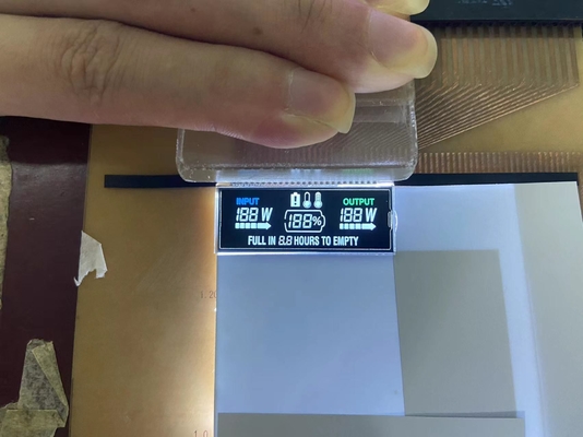 Özel Negatif VA LCD Ekranı 12 O SaatiLcd Ekranı Akım Kaynağı İçin Transmissive Digit Graphic LCD Glass Va Panel