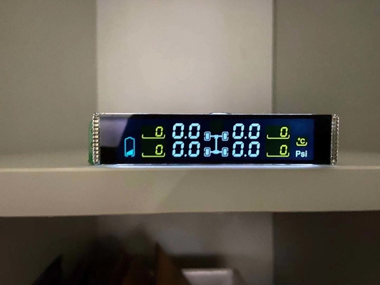 Negatif basamaklı DFSTN LCD Ekranı, lastik basınç ölçümü için özel iletim ekranı TN LCD modülü