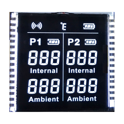 Fabrika Fiyatı Özel Ekran VA Segment LCD Ekran Renk PIN Beyaz Arkaplan Işık Gıda Termometre