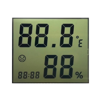 3.0 V Transmissive TN LCD Display Segment Code LCD Ekranı Hygrothermograph için