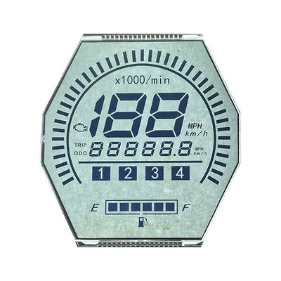 Fabrika Sıcak Satış HTN LCD Ekran Sekiz Şekil Monokrom 7 Segment Grafik LCD Ekran Motosiklet Araçları İçin