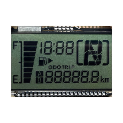 Yüksek Kaliteli Özel HTN LCD Ekran Sekiz Şekil Monokrom 7 Bölümlü Motorlu Araçlar İçin Grafik LCD Ekranı