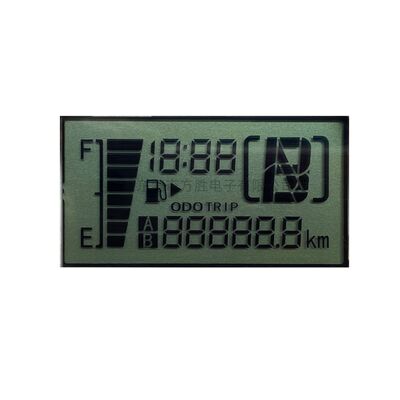 Özel Motosiklet Segmenti HTN Pozitif LCD Ekran Dijital Hızölçer LCD Modülü Odometer Arkaplan