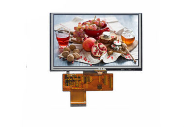 Endüstriyel Ekipmanlar İçin 5 İnç TFT Lcd Ekran 800 X 480 Çözünürlük Kapasitif Dokunmatik