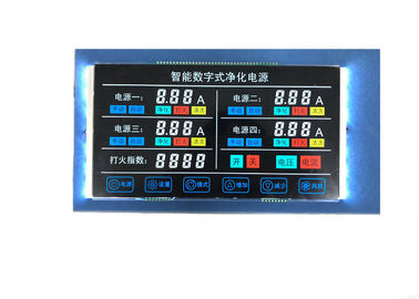 Akıllı Dijital Arıtma Sistemi için Endüstriyel VA LCD Ekran 7 Segment LCD Modülü Özel Boyutlu Lcd Ekran