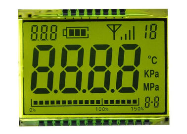 Rakam 7 Segment TN Yansıtıcı LCD Ekran Metre 3.3 V Için Özel Boyut