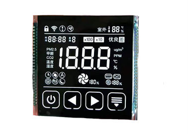 3.5V VA LCD Ekran İletici Monokrom Sayısal Ekran Yedi Segment Basamaklı LCD Modül