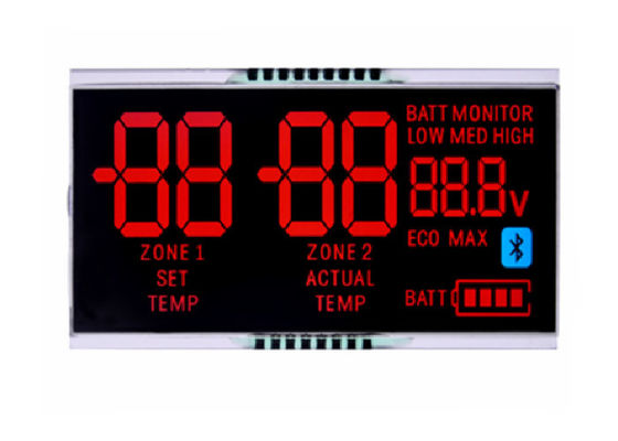 Negatif Lcd Ekran Yüksek Kontrast Lcd Ekran Modülü 7 Segment Lcd Ekran Siyah Beyaz Lcd Modülü