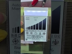 Fabrika özelleştirilmiş boyut TN 7 segment LCD Ekran Monochrome Transmissive Module Şeffaf Karakter