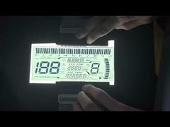 Fabrika Sıcak Satış HTN LCD Ekran Sekiz Şekil Monokrom 7 Bölümlü Motosiklet Grafik LCD Ekranı