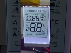 Şeffaf HTN LCD Panel Termostat için Monochrome Segment LCD Ekran