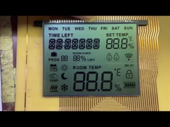 OEM FSTN LCD Ekran Pozitif Mod Monokrom Grafik 12 Saat Görme Açısı Termostat için