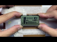 Yüksek Kaliteli Özel HTN LCD Ekran Sekiz Şekil Monokrom 7 Segment Grafik Motorlu LCD Ekranı